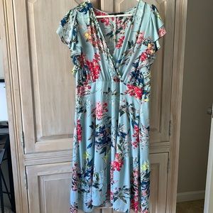 Size 14W Rachel Roy Floral Dress